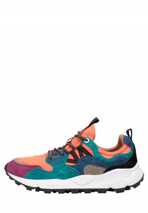 Adidasy Flower Mountain Yamano 3 Uni Damskie Pomarańczowe Fioletowe | HIM2425VD