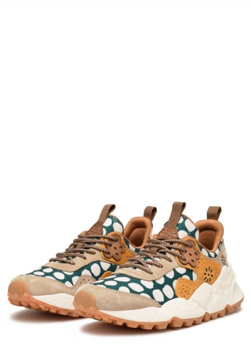 Adidasy Flower Mountain Kotetsu Damskie Beżowe Zielone | NVN329VL