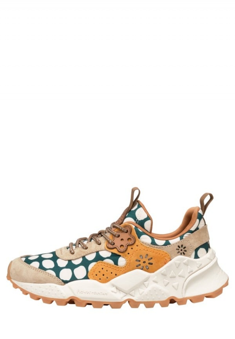 Adidasy Flower Mountain Kotetsu Damskie Beżowe Zielone | NVN329VL