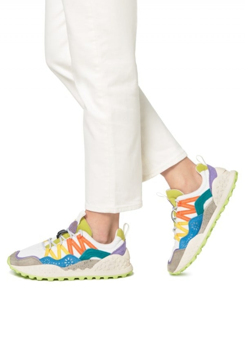 Adidasy Flower Mountain Washi Damskie Szare Białe | QAF419XU