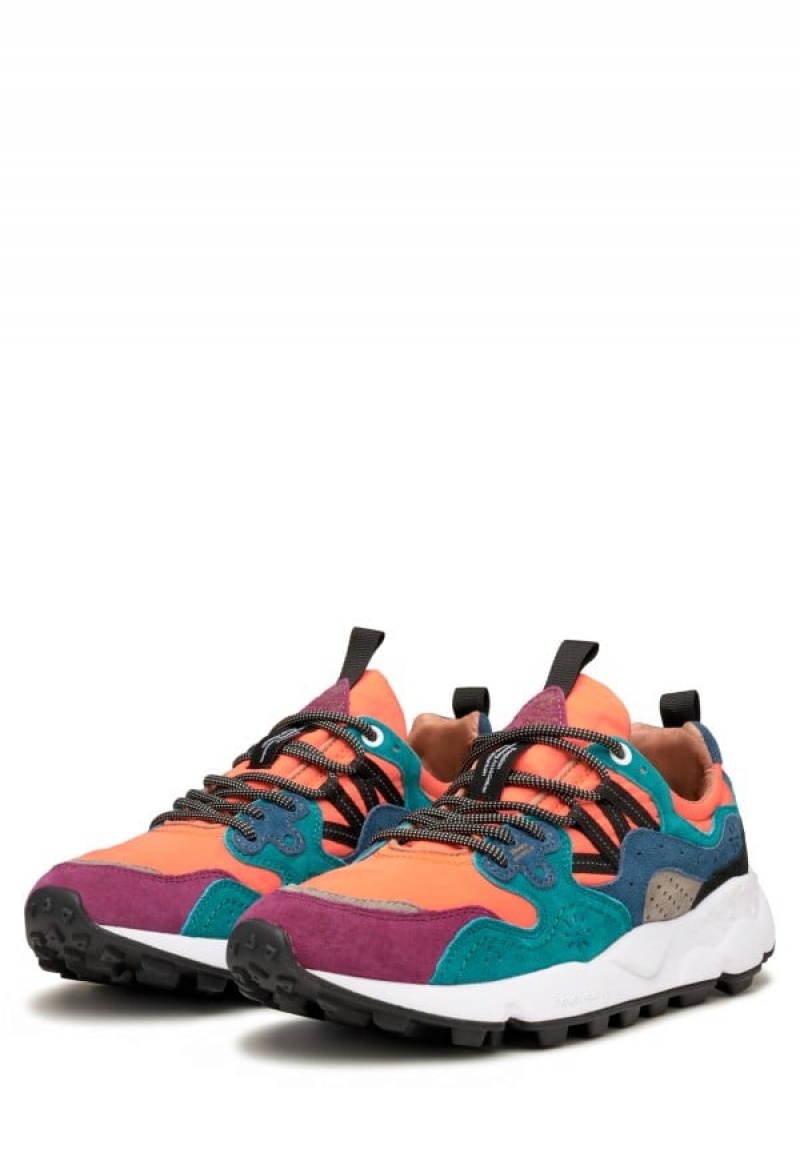 Adidasy Flower Mountain Yamano 3 Uni Męskie Pomarańczowe Fioletowe | MYQ910XQ